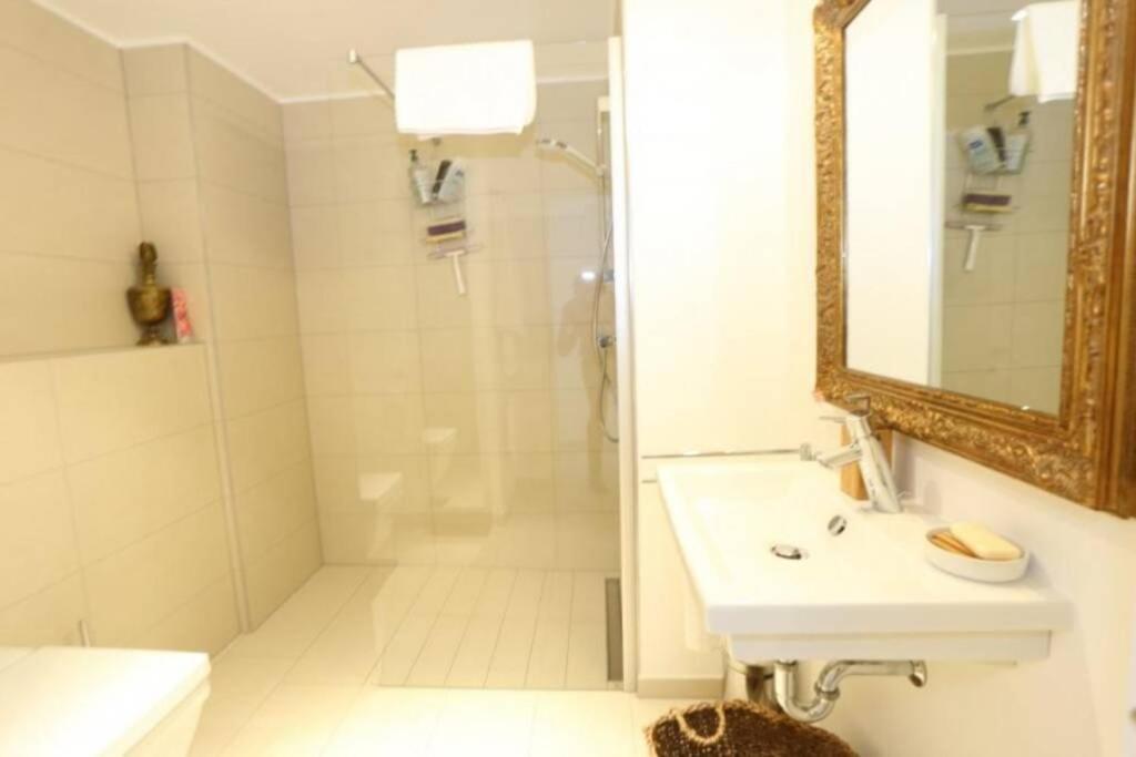 Large Family Retro Flat In City Center- Large Terrace & Garden View, Free Parking Luxemburg Exteriör bild